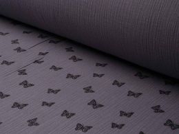 Double Gauze Baby Cloth | Butterfly Indigo