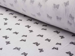Double Gauze Baby Cloth | Butterfly White