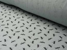 Double Gauze Baby Cloth | Dragonfly Light Mint