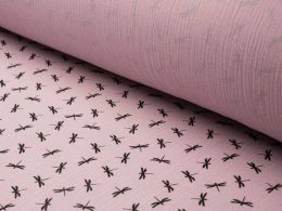 Double Gauze Baby Cloth | Dragonfly Pale Pink