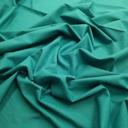 Linen Look Cotton Fabric | Teal