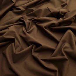 Linen Look Cotton Fabric | Brown