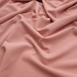 Heavy Scuba Crepe Fabric | Rose