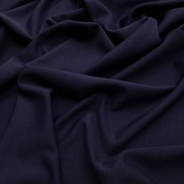 Heavy Scuba Crepe Fabric | Navy