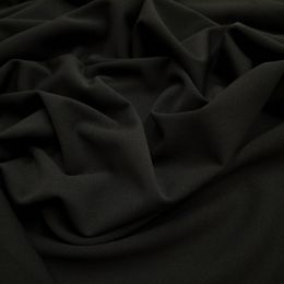 Heavy Scuba Crepe Fabric | Black