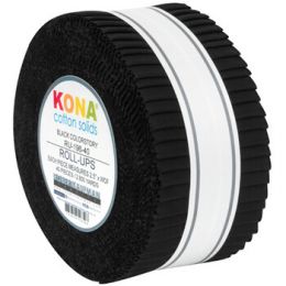 E106757-04 Kona Cotton Fabric Roll Up Black
