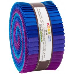 Kona Cotton Fabric Roll Up | Peacock Palette