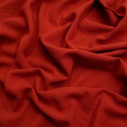 Premium Stone Washed Linen-Viscose | Scarlet