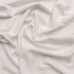Premium Stone Washed Linen-Viscose | White
