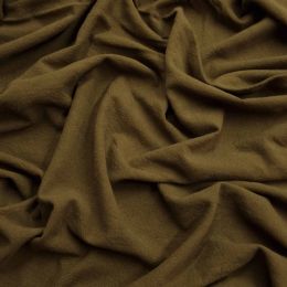 Premium Stone Washed Linen-Viscose | Khaki