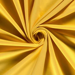 Organic Jersey Fabric Plain | Amber Yellow
