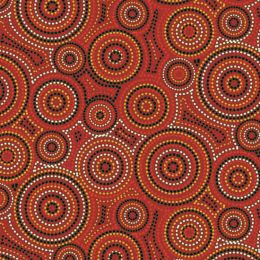 Extra Wide Fabric | Malkamalka Red