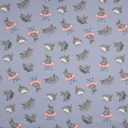 Jersey Cotton Fabric | Bunny Cloud