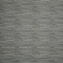 Stitch It Classic Cotton Fabric | Stripe Grey