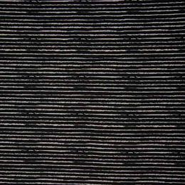 Stitch It Classic Cotton Fabric | Stripe Black