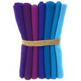 Stitch It Plains Fat Quarter Pack | Aqua Jewel