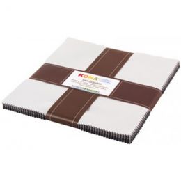 Robert Kaufman 10" Fabric Squares | Kona Gray Area