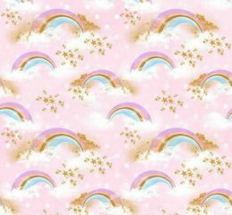 Rainbow Unicorn Metallic | Radiant Rainbows Pink