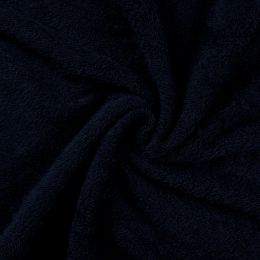 Bamboo Towelling Fabric | Navy
