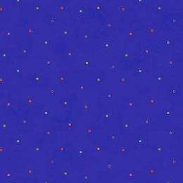 Laurel Burch Celestial Magic Fabric | Dots Royal Metallic