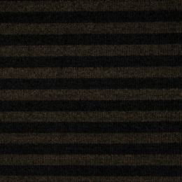 Chenille Knit Fabric | Stripe Khaki