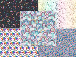 Over The Rainbow Fabric | Fat Qaurter Pack 1