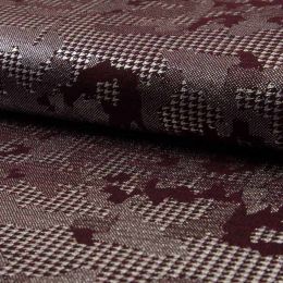 Foil Jersey Fabric 'Manilla' | Burgundy