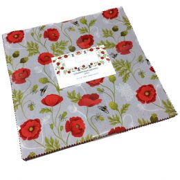 Poppies Fabric | Scrumptious Squares