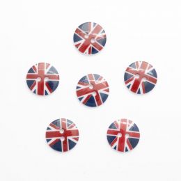 Union Jack Buttons - 5 Piece Pack