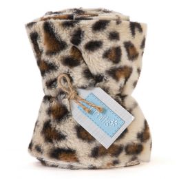 Faux Fur Rolls, 2m x 14cm | Leopard - Cream