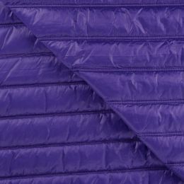 Premium Quilted Stripe Coating Fabric | Purple