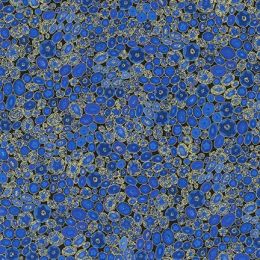 Metallic Robert Kaufman Fabric | Gustav Klimt - Jewel Sapphire