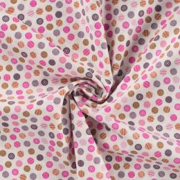 Cotton Fabric Print | Sweets Pink
