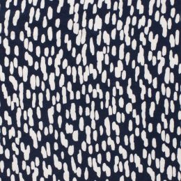 Viscose Jersey Fabric | Shattered Shards Black & White