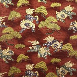 Japanese Sakana Fabric | Komainu Wine