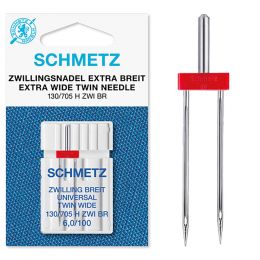 Schmetz Extra Wide Twin Universal Machine Needles | Size 100