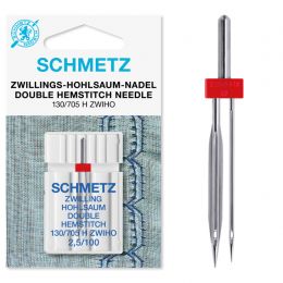 Schmetz Double Hemstitch/Wing Machine Needles | Size 100 - 2.5mm