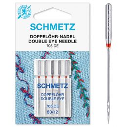 Schmetz Double Eye Machine Needles | Size 80