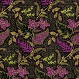 Viscose Jersey Fabric | Botanical Purple