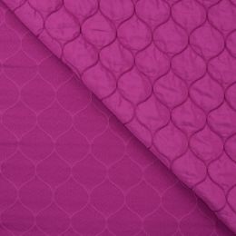 Quilted Coating Fabric | Soft Silvio Magenta