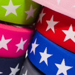 Elastic Design - 40mm | Woven Star Multiple Shades Available