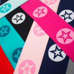 Elastic Design - 40mm | Woven Star Multiple Shades Available