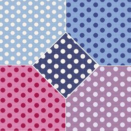 Tilda Medium Dots Classic Fabric | Fat Quarter Pack 1