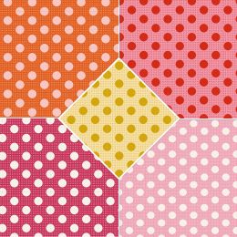 Tilda Medium Dots Classic Fabric | Fat Quarter Pack 2