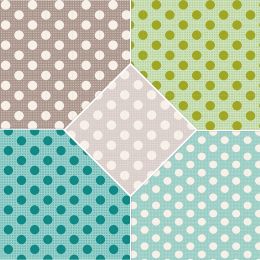 Tilda Medium Dots Classic Fabric | Fat Quarter Pack 3