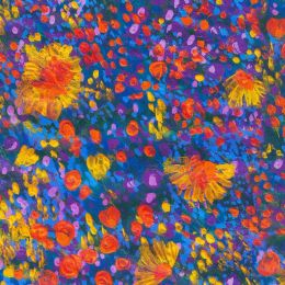 Robert Kaufman Fabric | Painterly Petals - Meadow