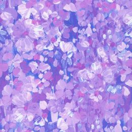 Robert Kaufman Fabric | Painterly Petals - Meadow
