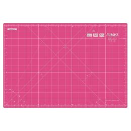 Cutting Mat Pink, Inch & CM Scale, 12" x 17" | Olfa
