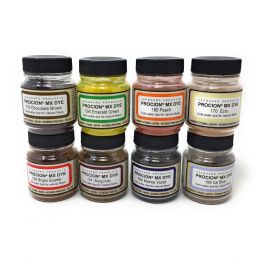 Jacquard Procion Dye Set, 8 Shade selection of 19g pots.