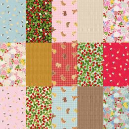 Teddy Bear's Picnic Lewis & Irene Fabric | Fat Quarter Pack All Designs